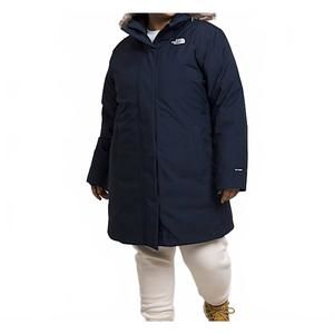 NEW THE NORTH FACE women's plus arctic parka jacket in summit navy